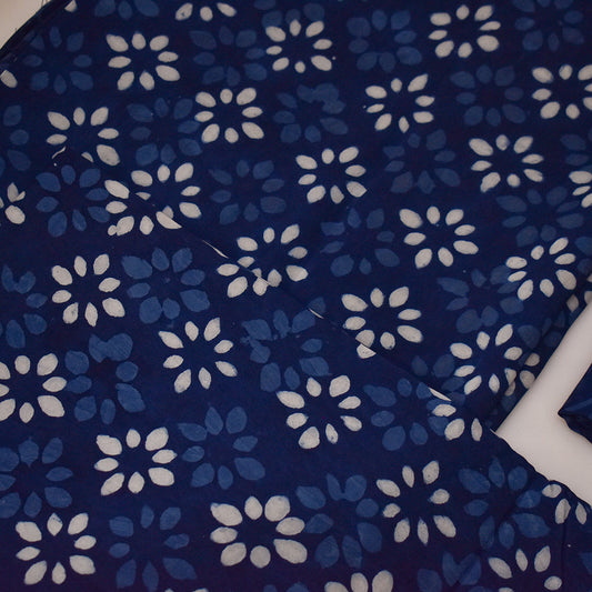 Indigo modal cotton Suit 3PC HANDBLOCK PRINT