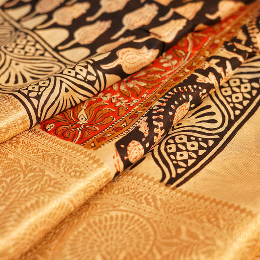 Italian Silk Saree Print 3