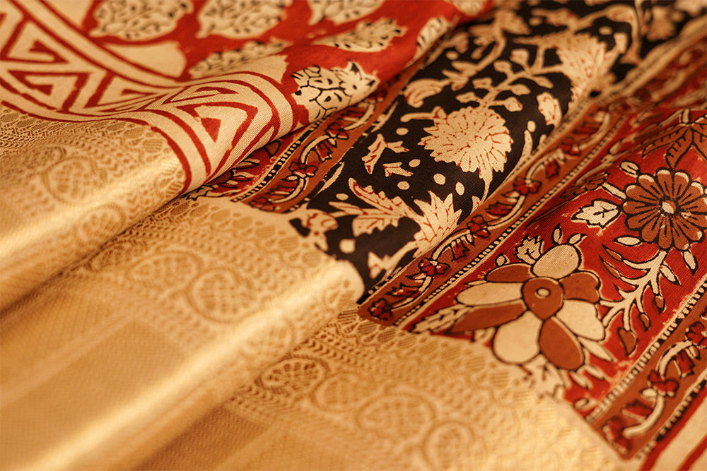 RUSSIAN COTTON Silk Saree Print 1