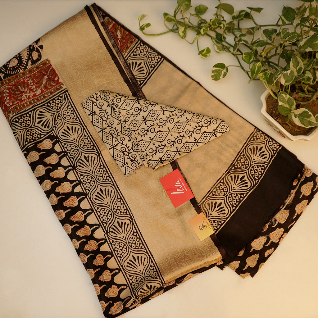Italian Silk Saree Print 3